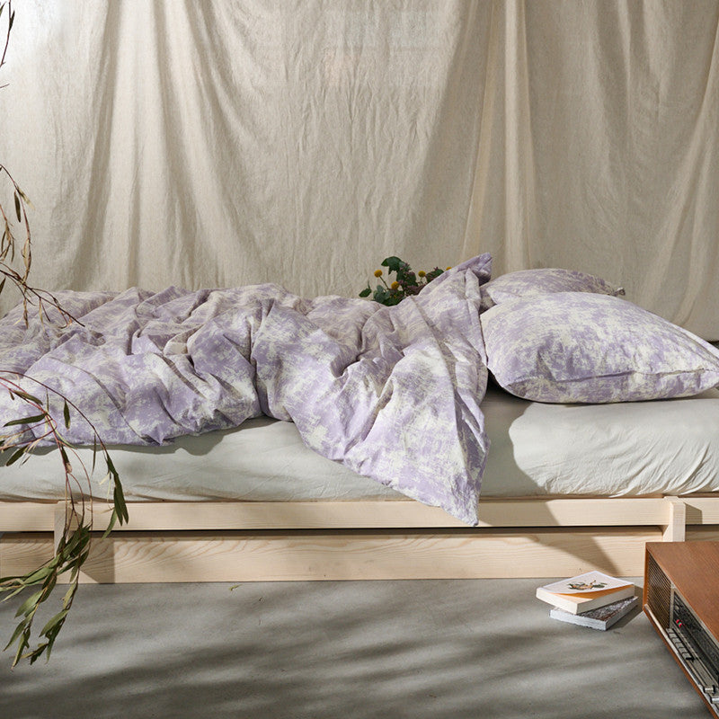 Kissenbezug Thea undyed/ lavendel