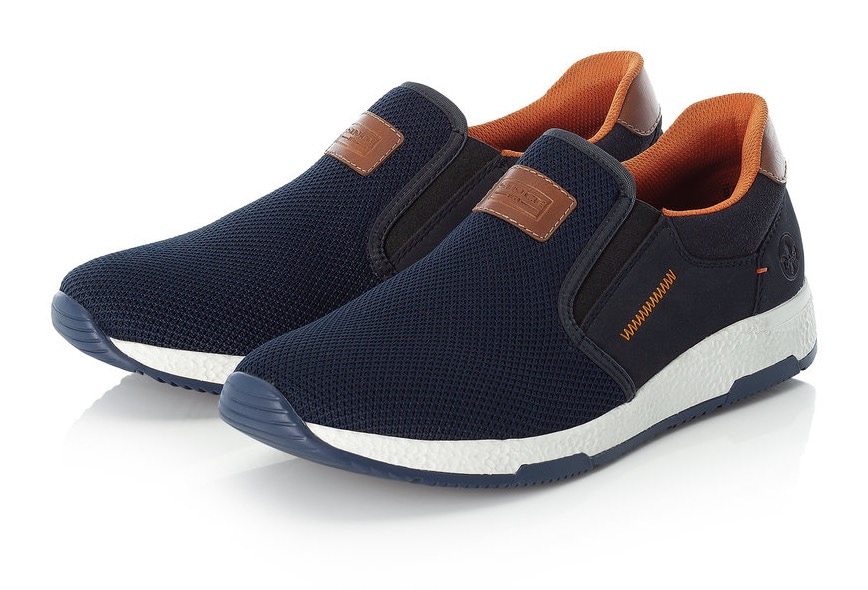 Rieker Slip-On Sneaker  Casual Slipper, Freizeitschuh, Schlupfschuh mit Kontrastnaht