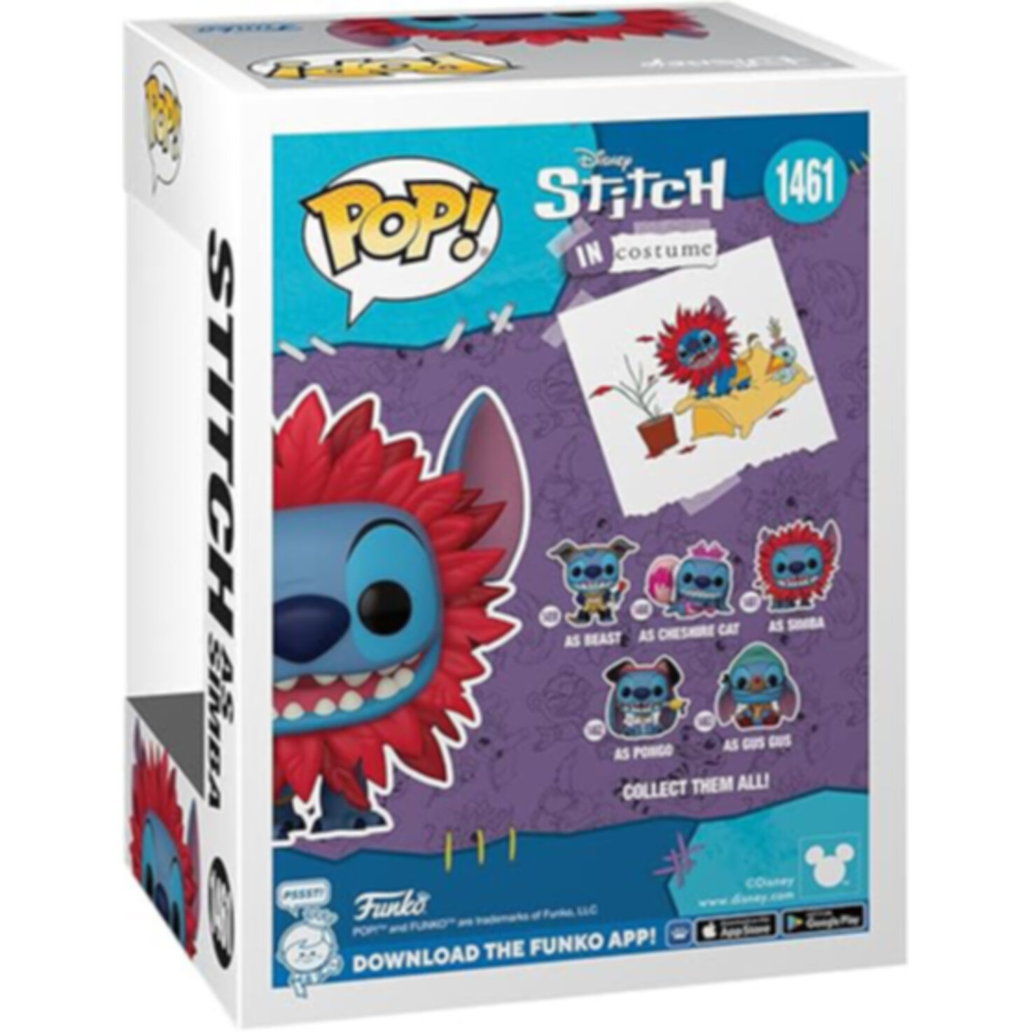 Funko Pop! Disney: Stitch in Costume - The Lion King, Stitch as Simba