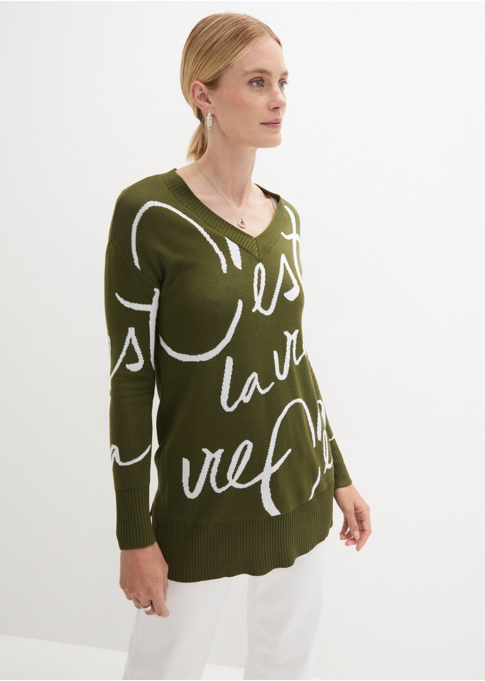 Pull avec inscription