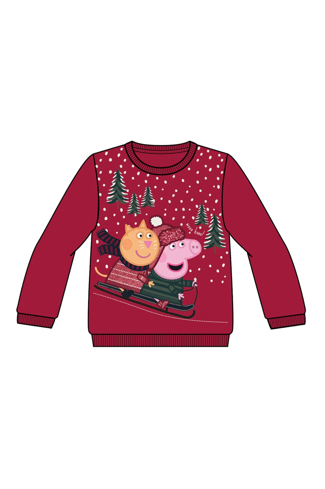 Name It Nmfolga Peppapig Nreg Swea Box 4650293 jester red