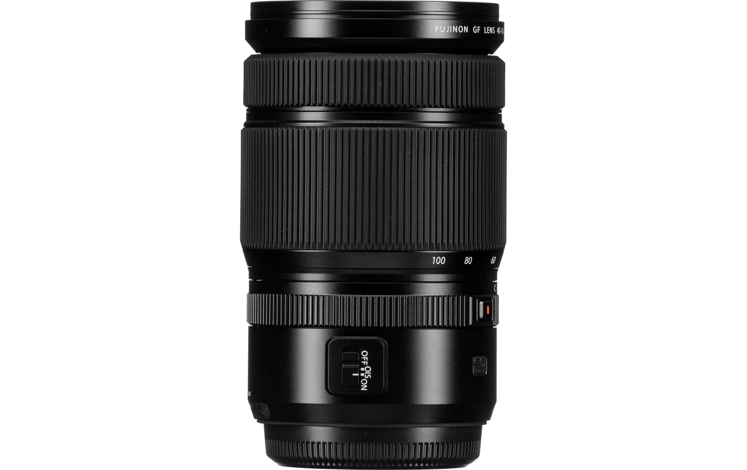 Zoomobjektiv GF 45-100mm F/4 R LM WR Fujifilm G-Mount<br>Vielseitig einsetzbares Standard-Zoomobjektiv