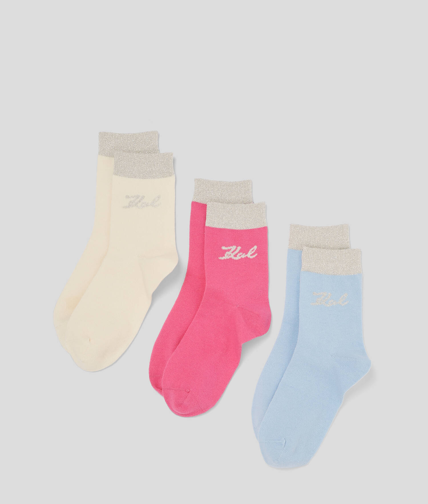 CHAUSSETTES KARL SIGNATURE – 3 PAIRES