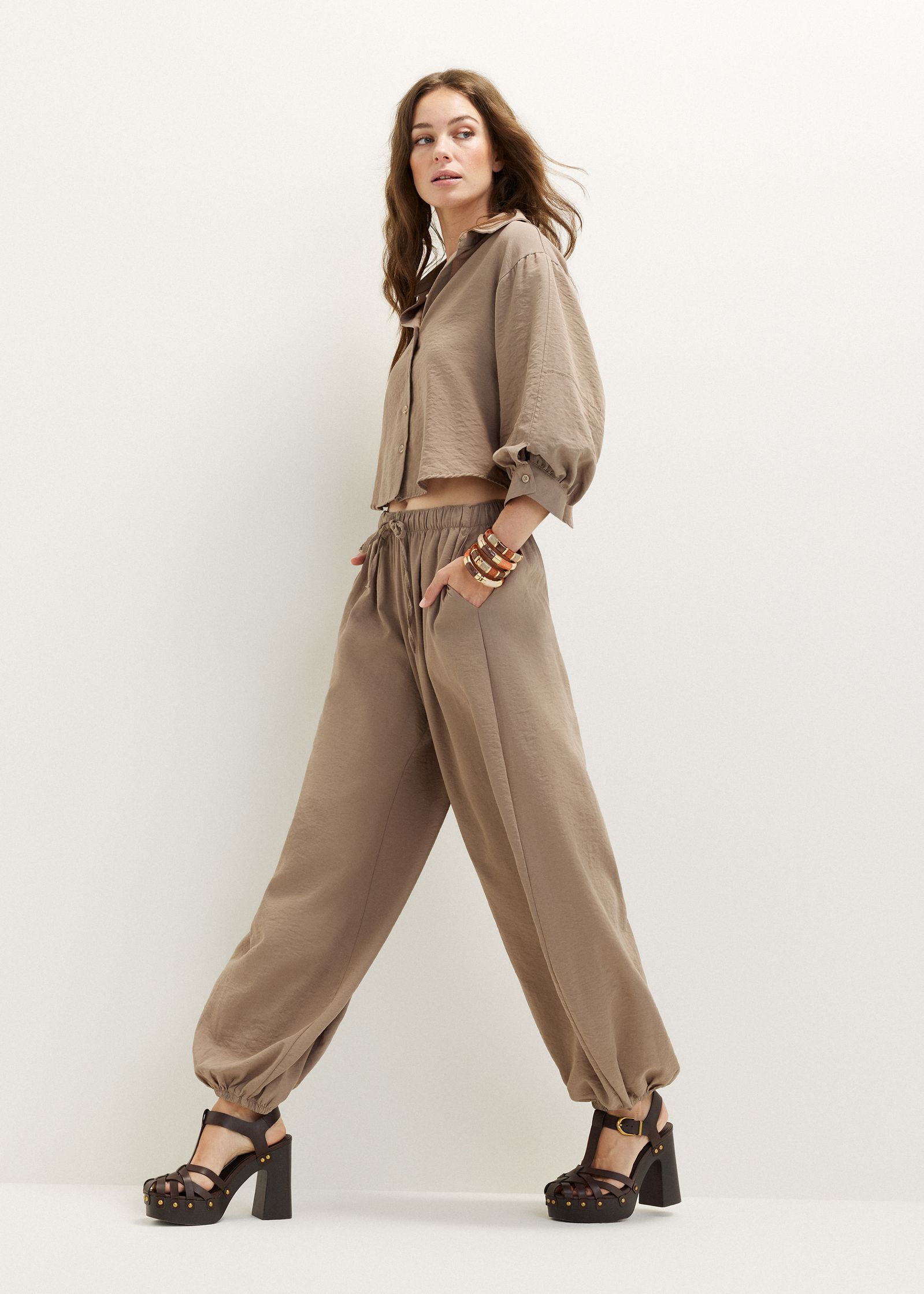 Flowy ballon broek