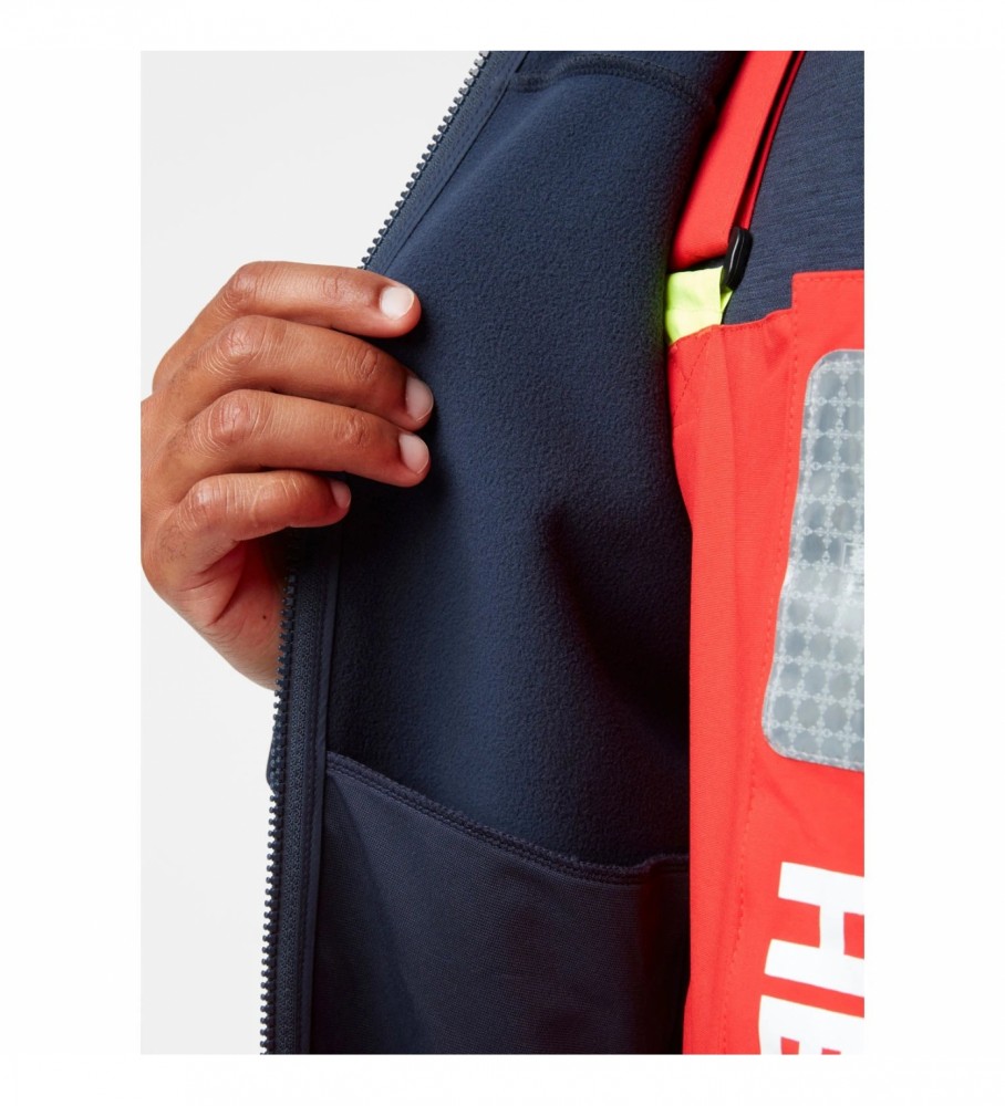 Jaqueta de lã Helly Hansen Navy Crew