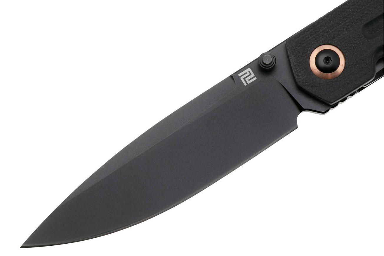 Artisan Cutlery Sirius 1849P-BBK, PVD AR-RPM9, Black G10 zakmes, Ray Laconico design