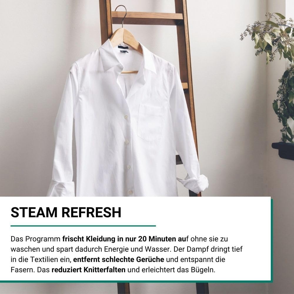 Bauknecht B6R 08E SILENCE DE Waschmaschine / 10kg / Frontlader/Supreme Silence/EEK A-20% / 1400 UpM/ZEN-Motor/Besonders leise Waschmaschine/Steam 3.0-3 Kraftvolle Dampftechnologien