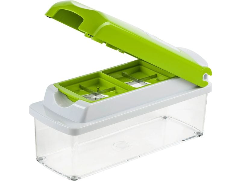 Genius Gemüseschneider Genius Nicer Dicer Plus 13-teilig, G Verstellbarer Hobel