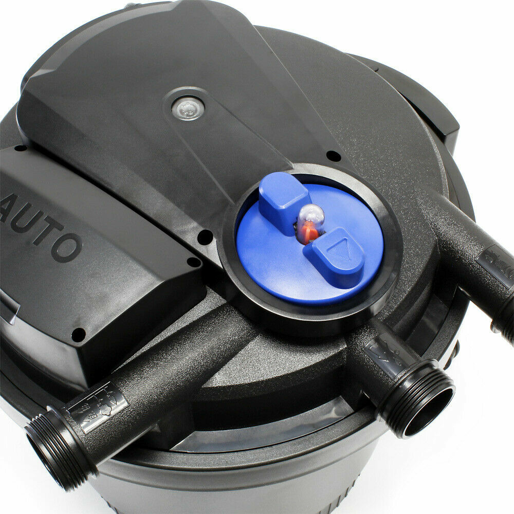 Filtre de bassin à pression uv 11 watts 12 000 litres nettoyage facile