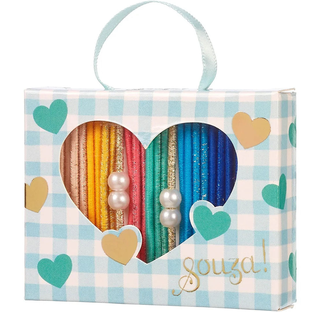 Souza for kids haarelastiekjes lente - groen - 24st