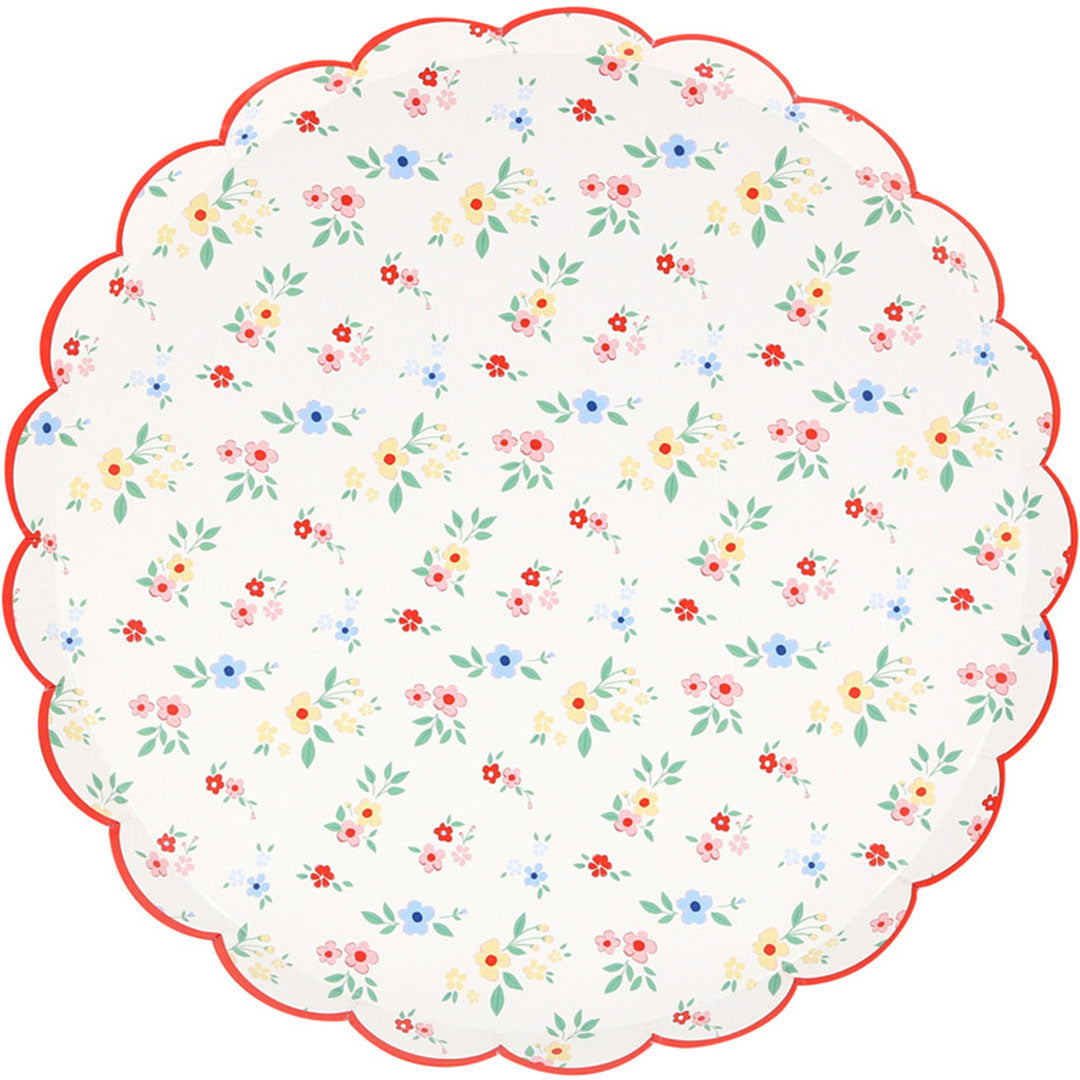 Meri meri borden ditsy posy - small - 8st