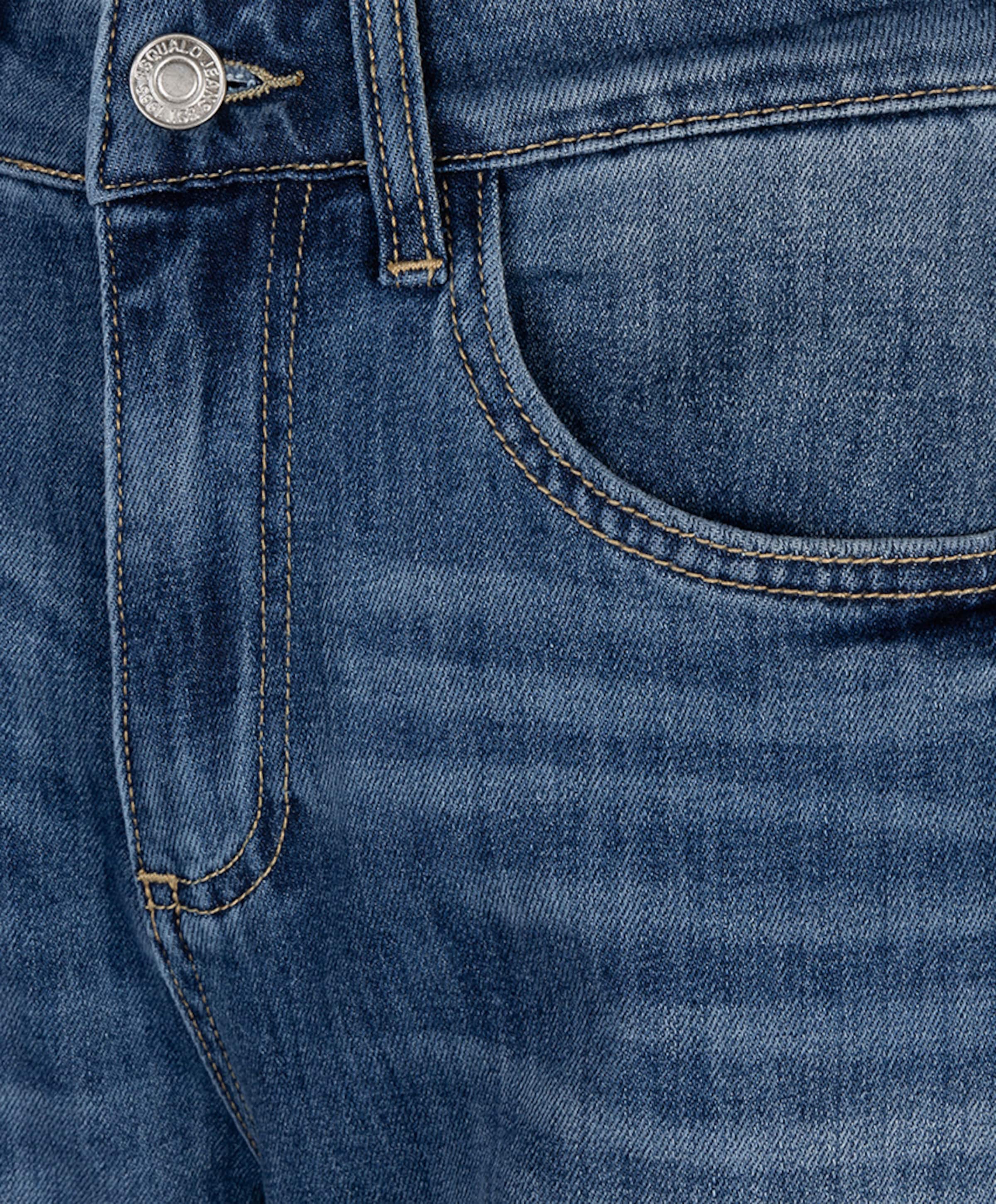 EsQualo Barrel fit dames jeans blauw