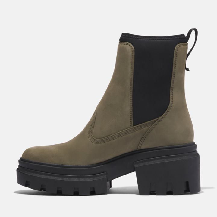 Bota Chelsea Everleigh Feminina na cor Verde Escuro