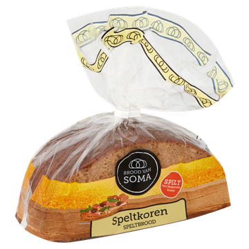 Brood van Soma Speltkorn Bruin Meergranenbrood 300 g
