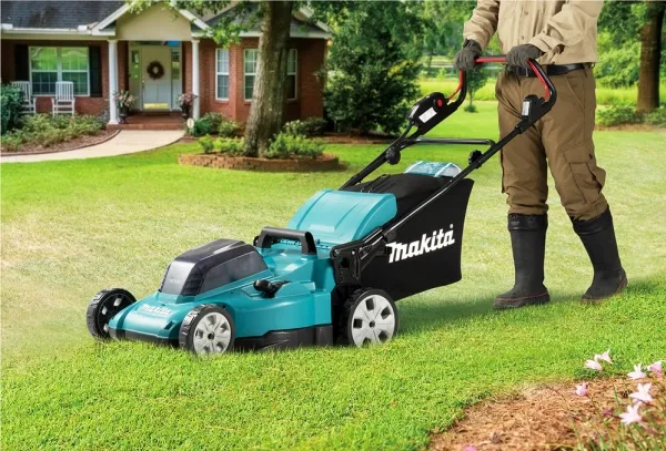 Makita DLM480Z - Græsslåmaskine - ledningfri - 18 V - intet batteri, ingen oplader - 3100 opm - 48 cm - 24.5 kg - SOLO