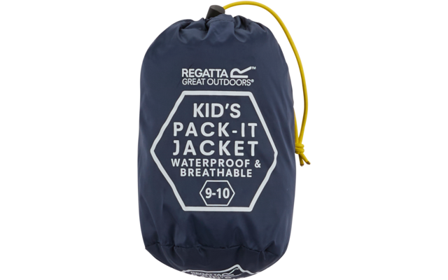 Regatta Pack-It III Kinder Regenjacke
