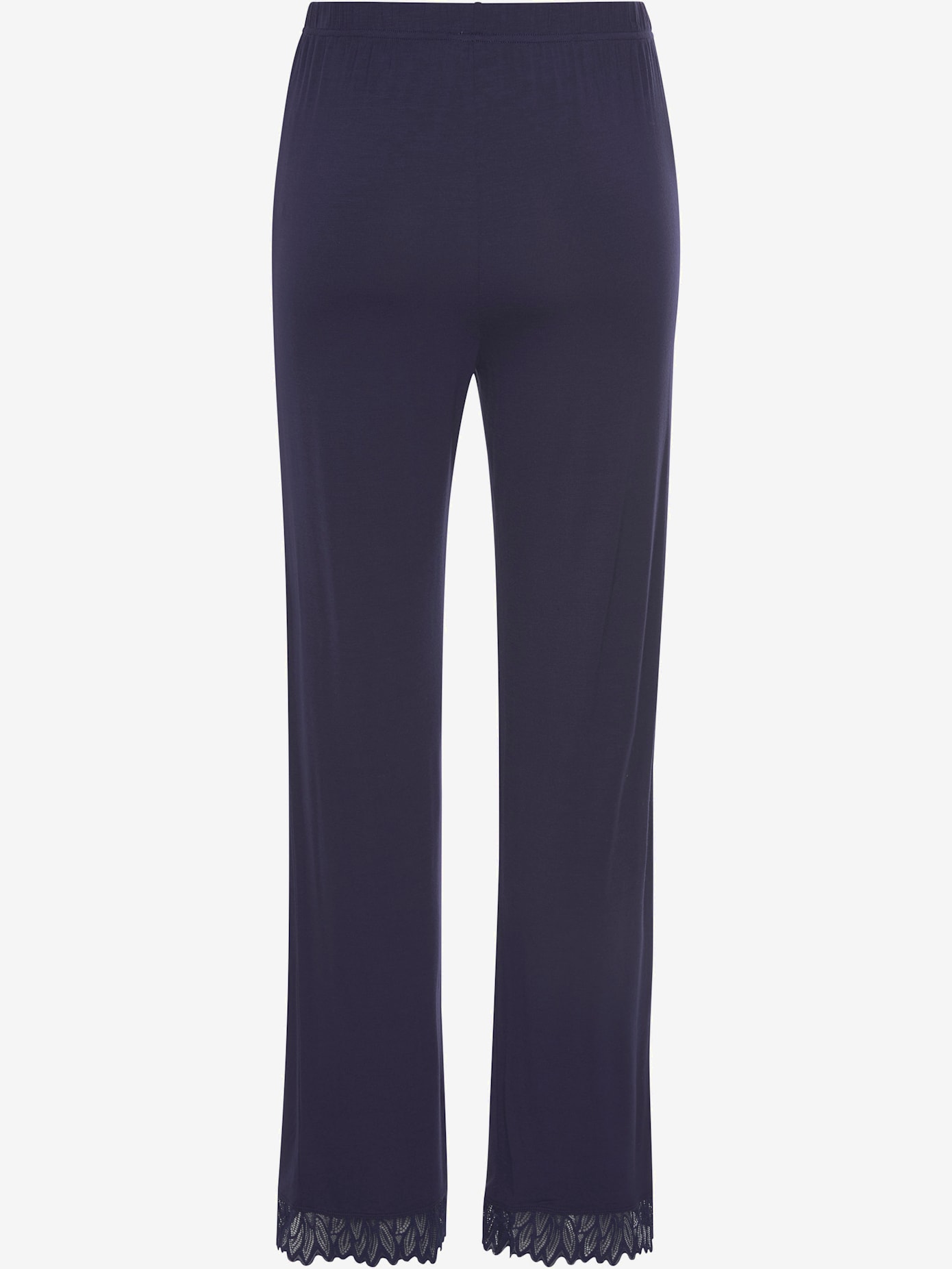 Pantalon de nuit pantalon long avec détails en dentelle