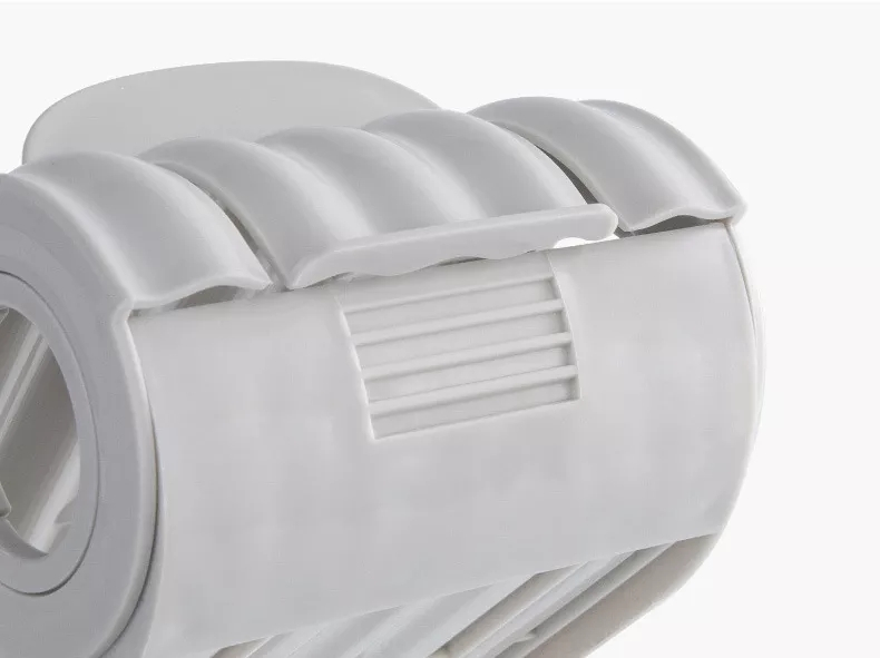 (8er Set) Platzsparender Schuh Organizer Höhenverstellbarer Schuhstapler - Grau