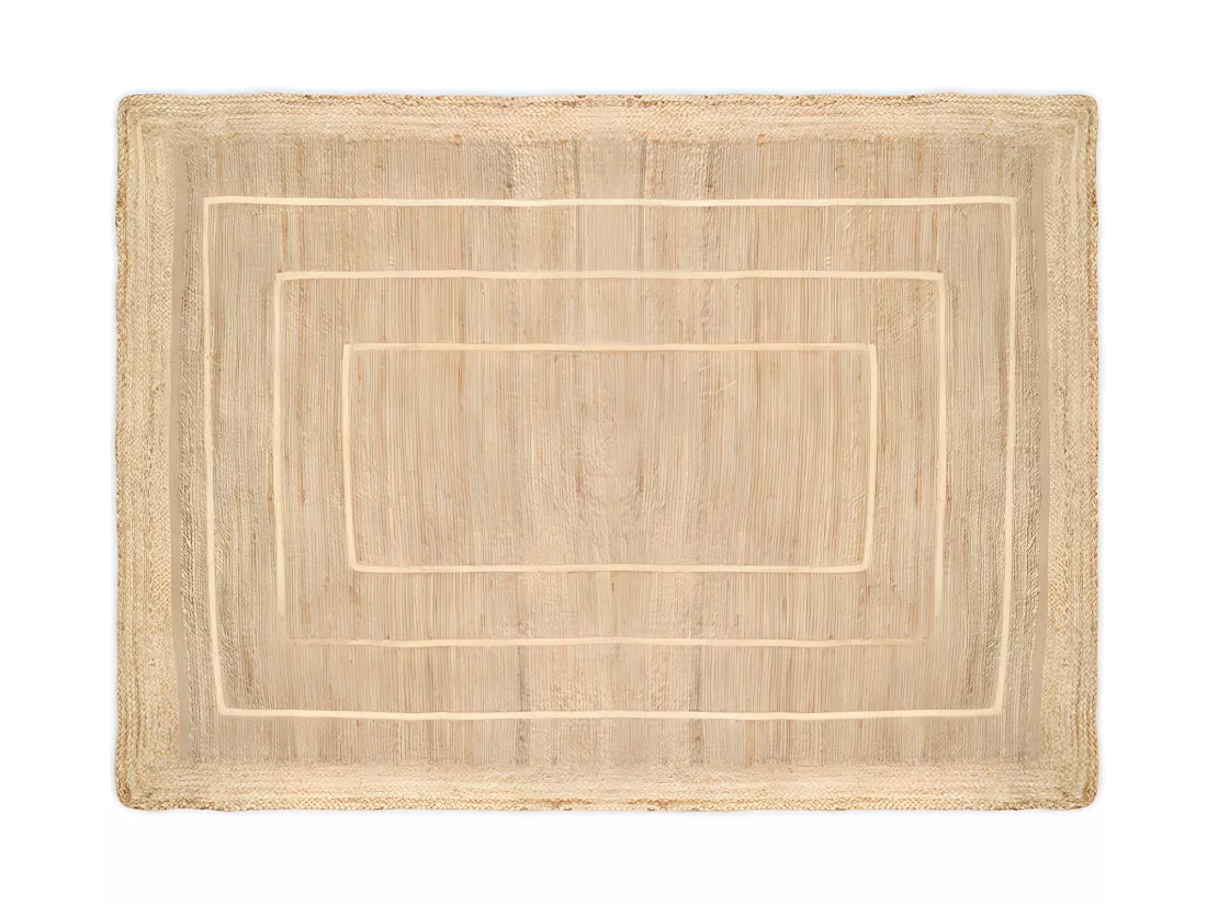 Tapis en jute tissé à la main NAIDA - 160 x 230 cm - Coloris naturel