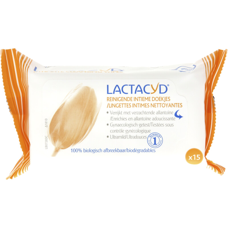 Lactacyd Verzorgende en reinigende intiem tissues
