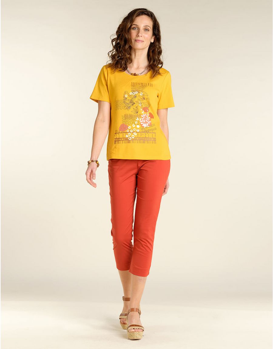 T-shirt jaune coton BIO