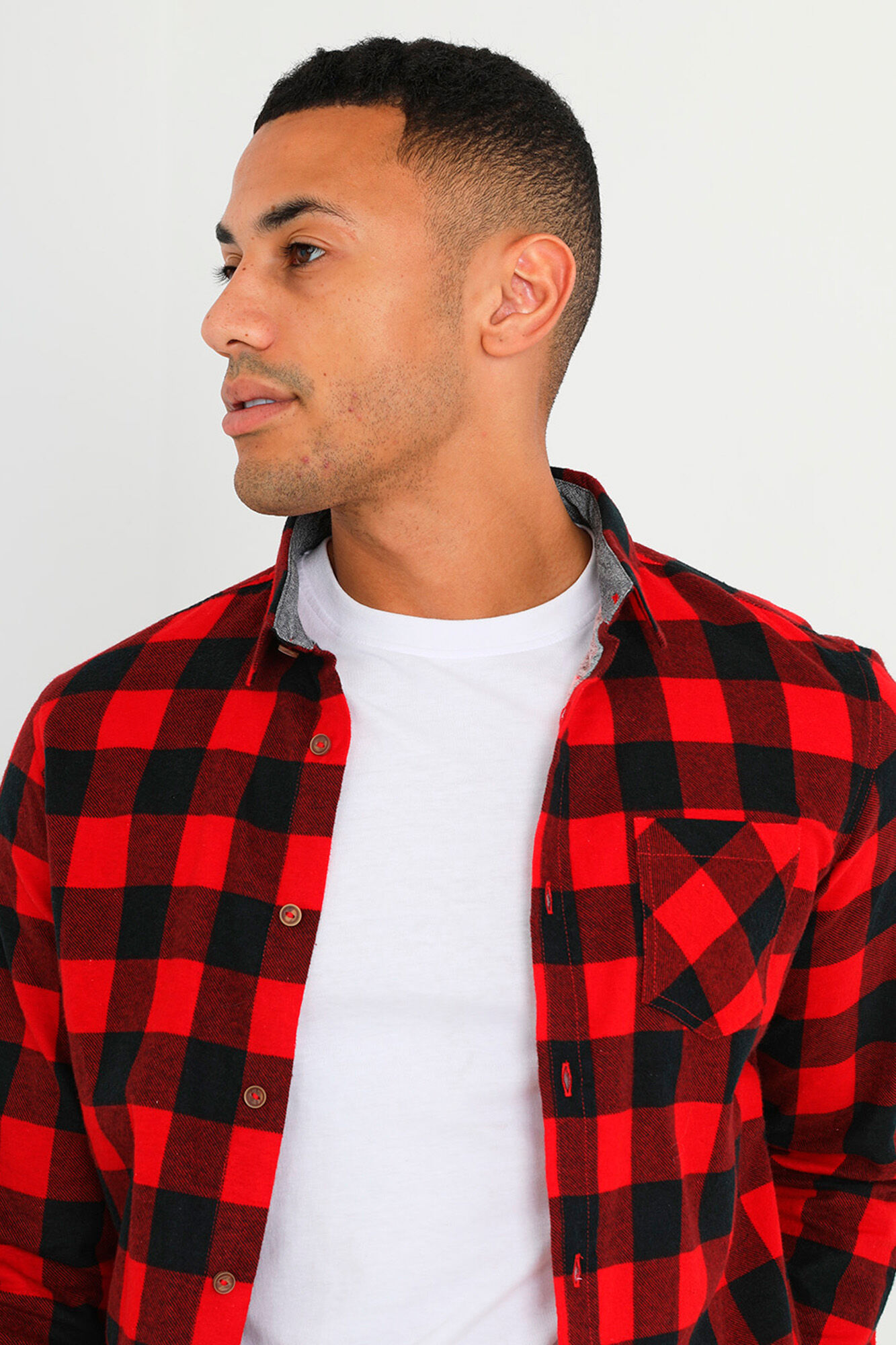 Camisa de flanela xadrez