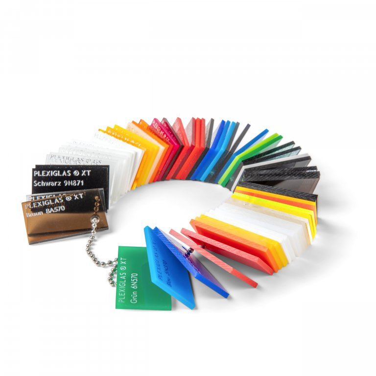 PLEXIGLAS® GS farbig, 3 mm, Musterkette