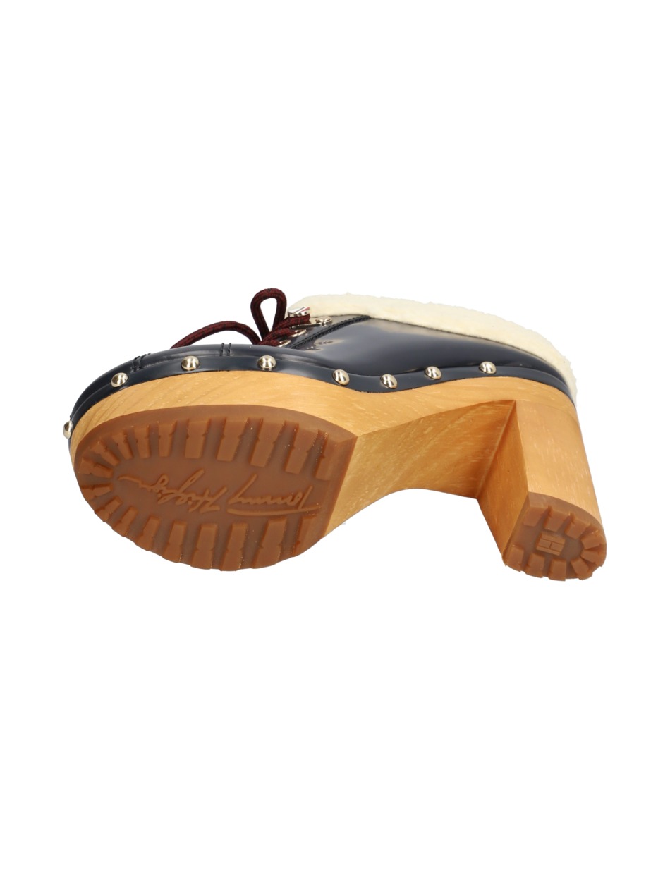 HIGH HEEL CLOG MULE MONOGRAM