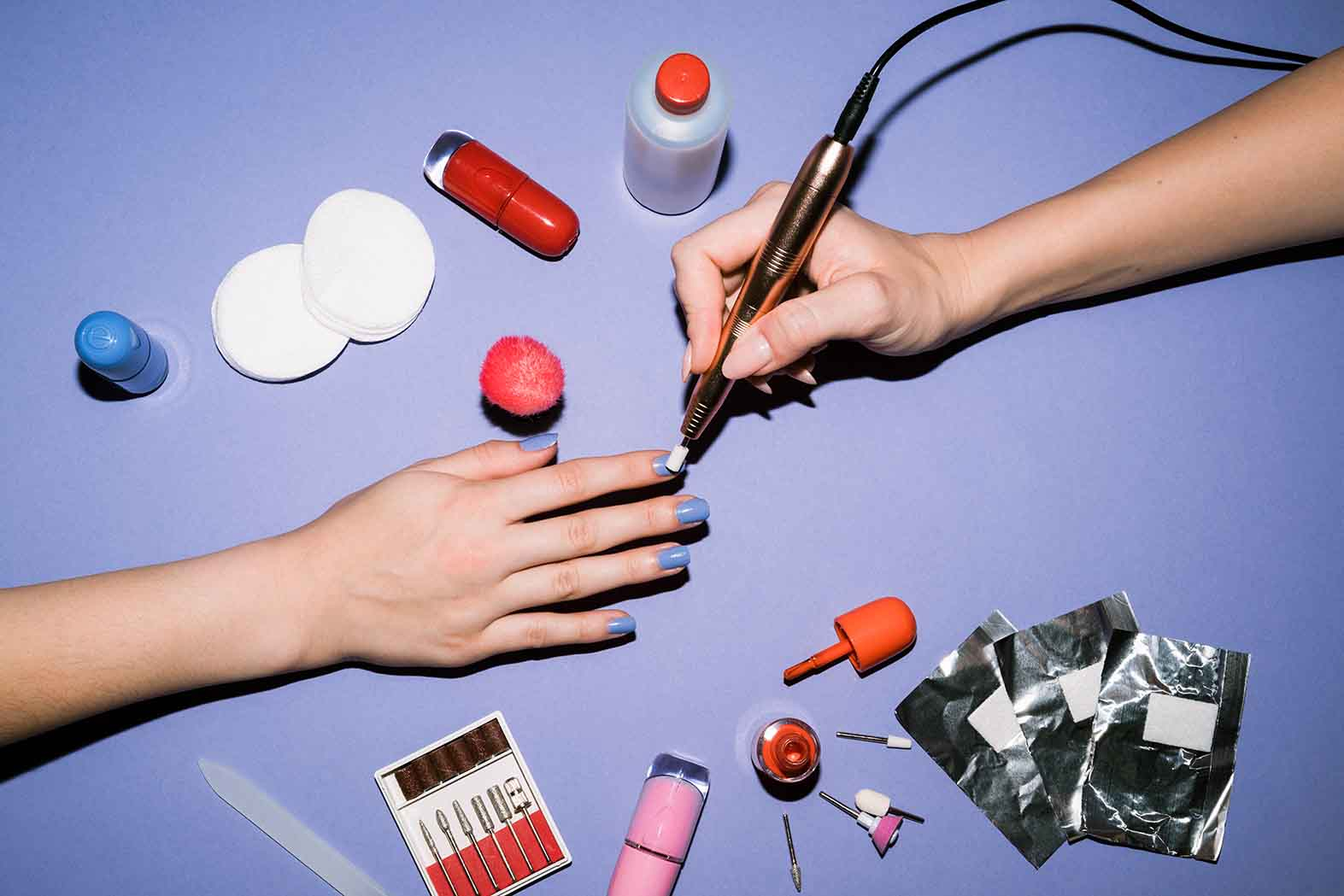 12in1 Elektrische USB Nagelfräse Nagelpflege Polierwerkzeug Maniküre Pediküre Set - Roségold