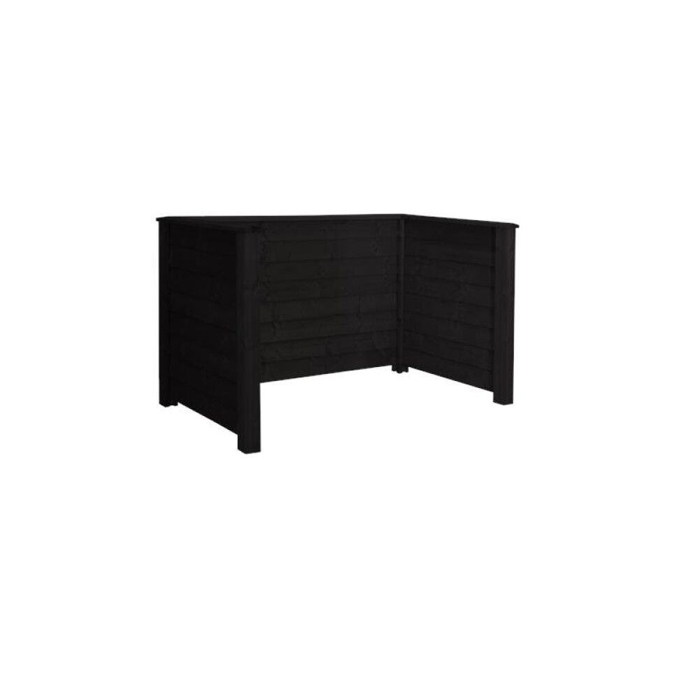 AVFALLSSKJUL PLUS KLINK 194X97X108CM SVART