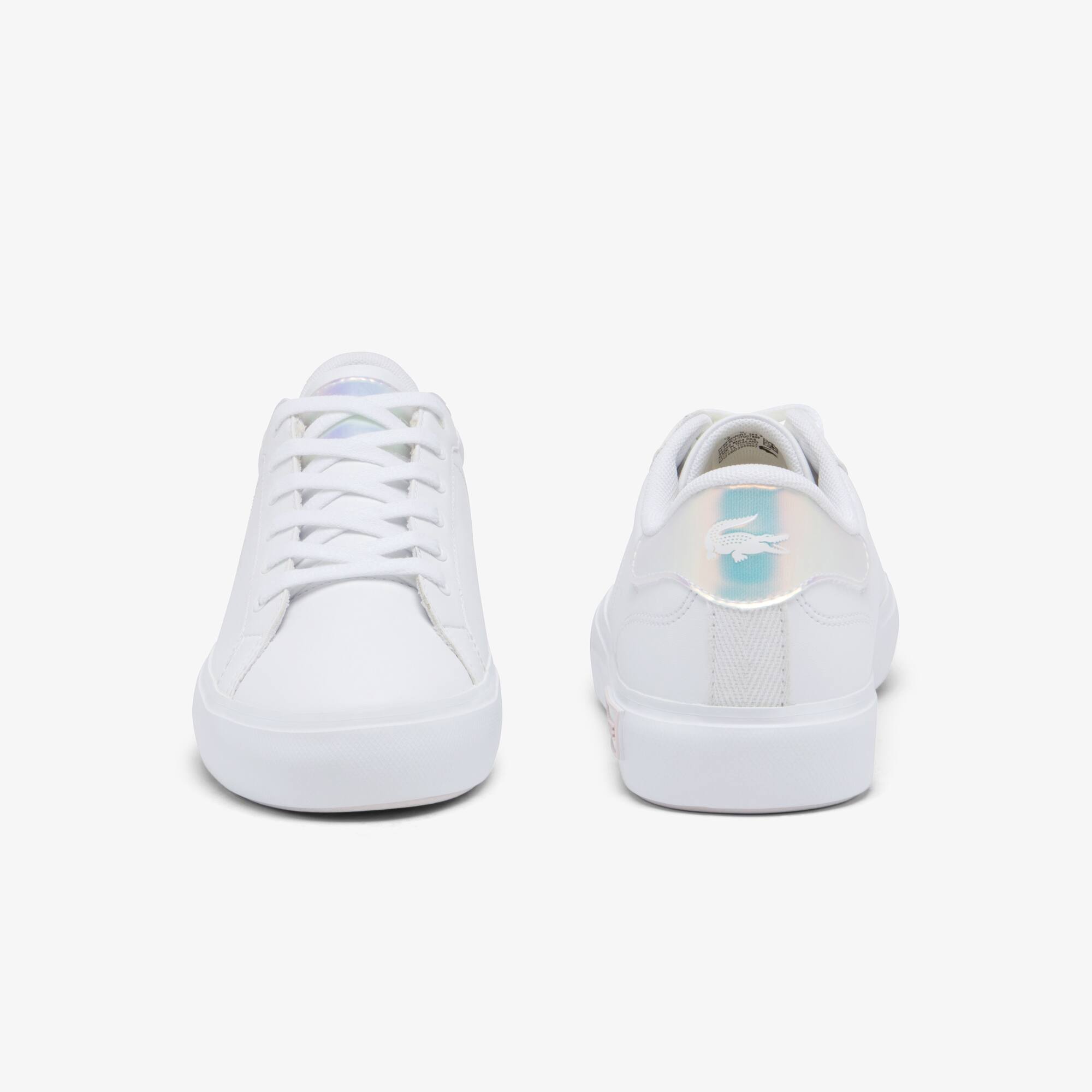 Junior-Sneaker Powercourt Sneakers - Weiss - Lacoste - Kinder