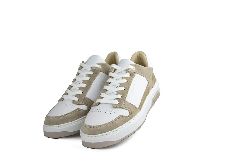 Nubikk Basket Court White Leather Mist