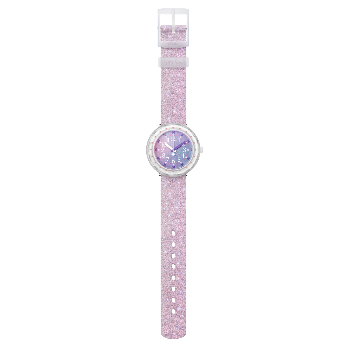 Montre Flik Flak enfant silicone blanc