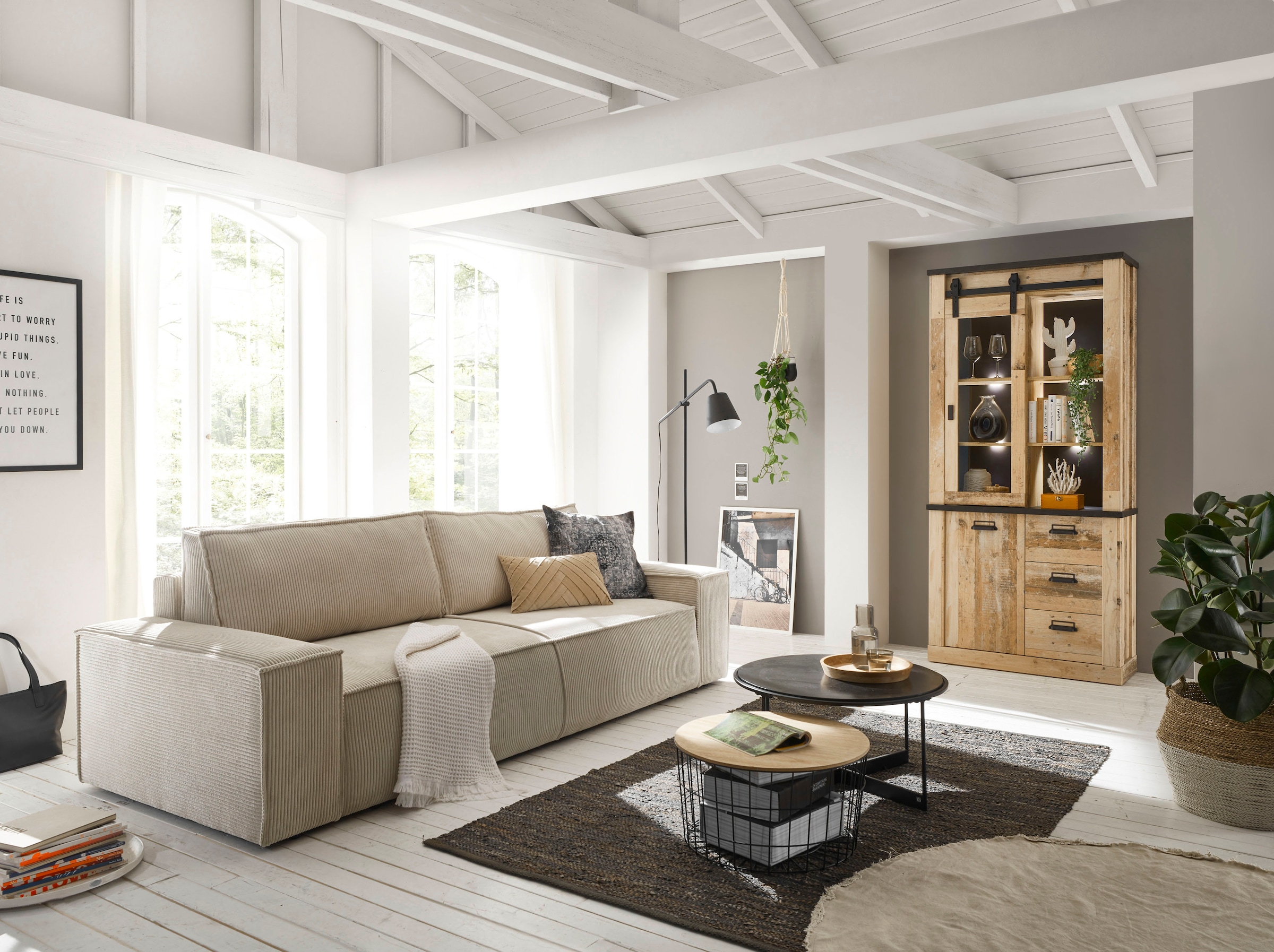 Home affaire Vitrine »SHERWOOD« Breite ca. 93 cm