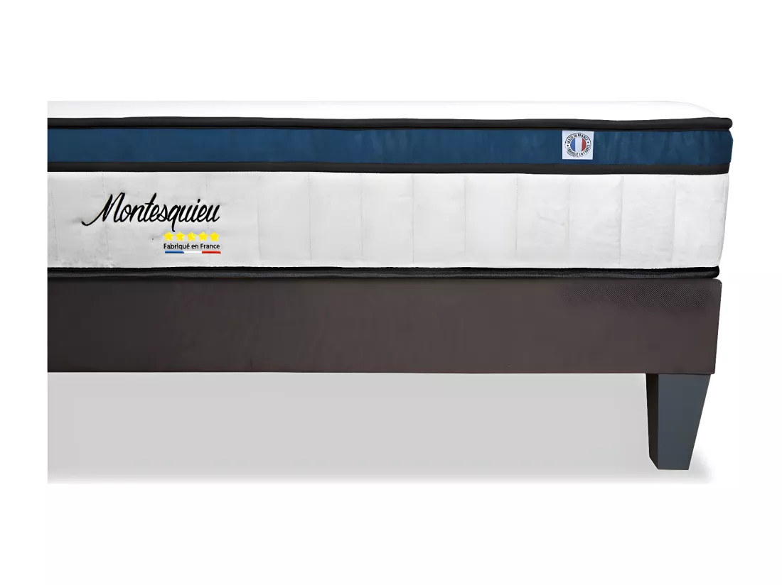 HYPSOM | Matelas MONTESQUIEU 180x200 cm | Ressorts ensachés & Mémoire de forme