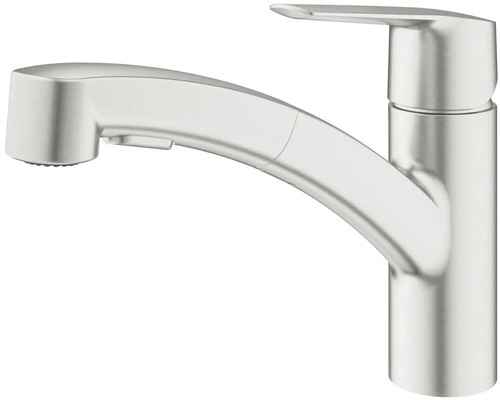 Grohe Quickfix keukenkraan met handdouche START 2021 supersteel mat 30307DC1