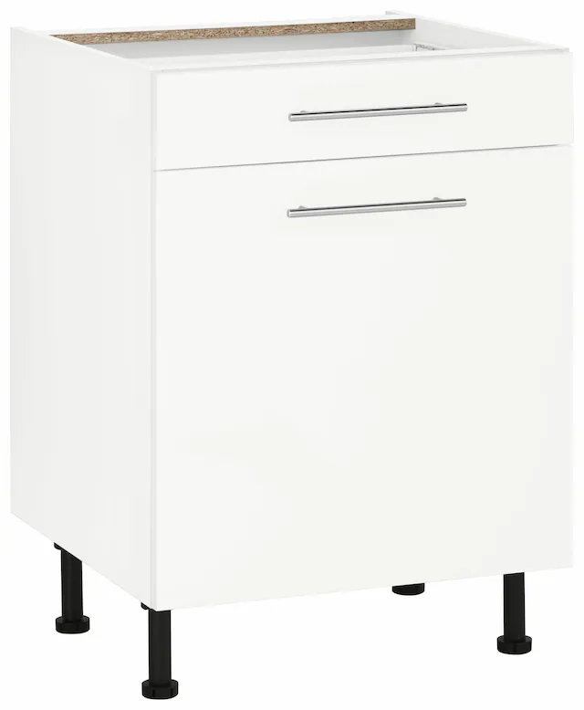 wiho Küchen Unterschrank »Ela« Breite 60 cm, höhenverstellbare Füsse