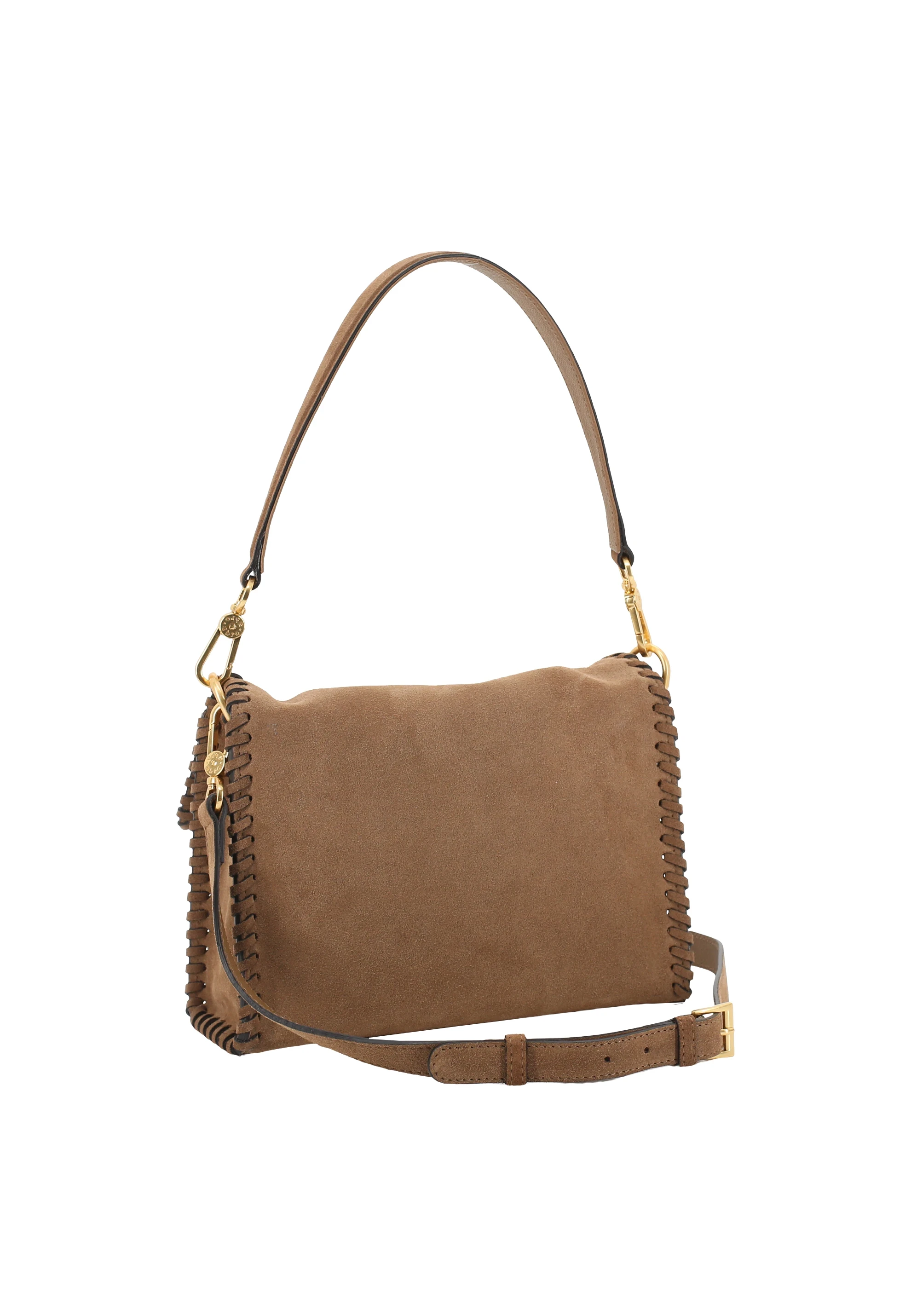 Shoulder bag TEMI STITCH Leather Suede Standard