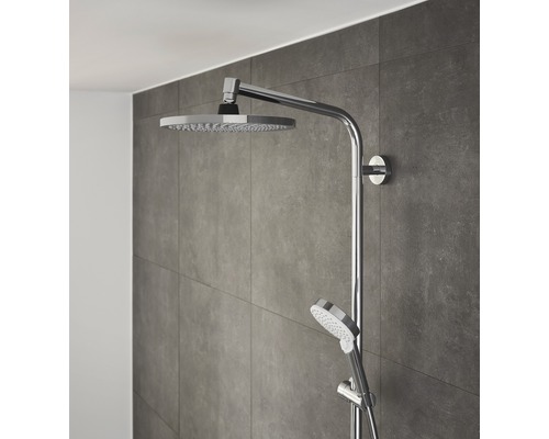 Douchekolom incl. thermostaat hansgrohe Crometta S Showerpipe 240 1jet chroom 27268000