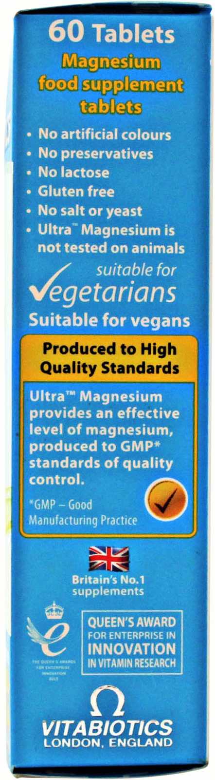Vitabiotics Ultra Magnésio 60 comprimidos