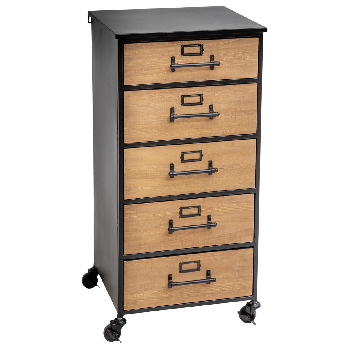 CHIFFONNIER 5 TIROIRS BARIS