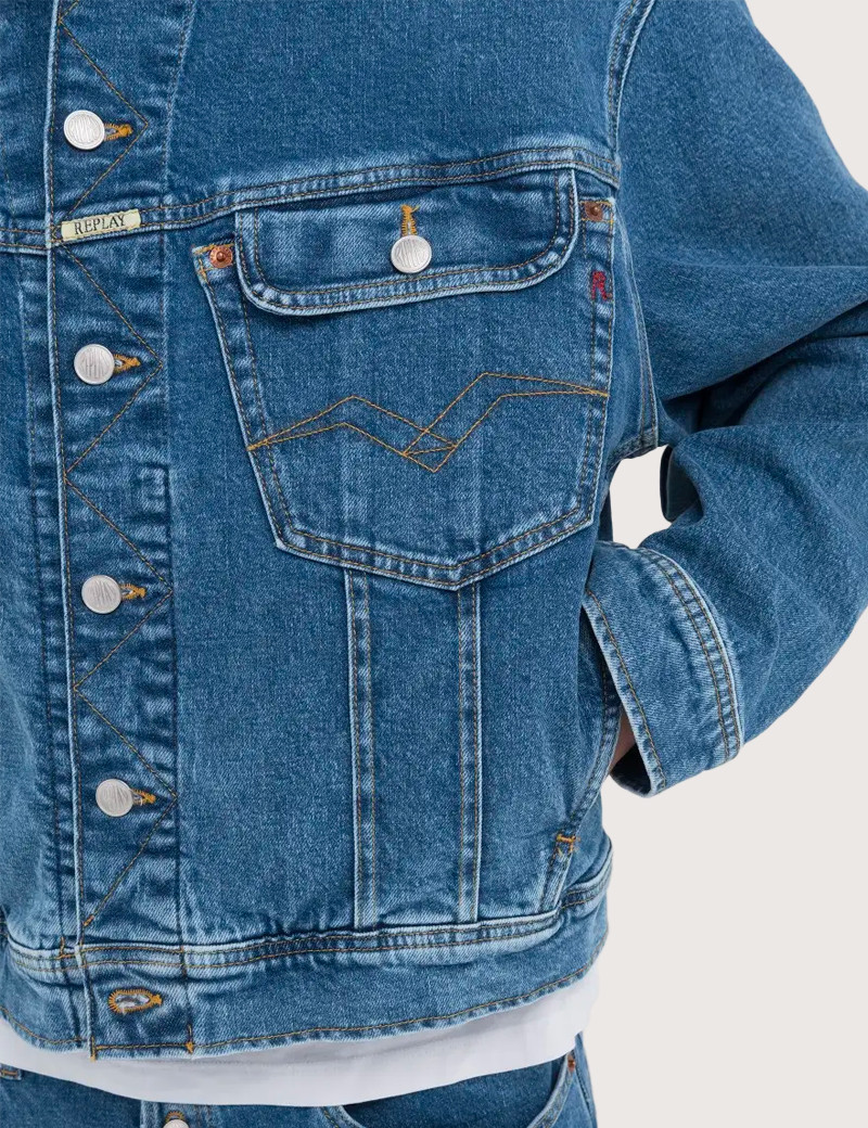 REPLAY BLOUSON EN JEAN HOMME M8Z1