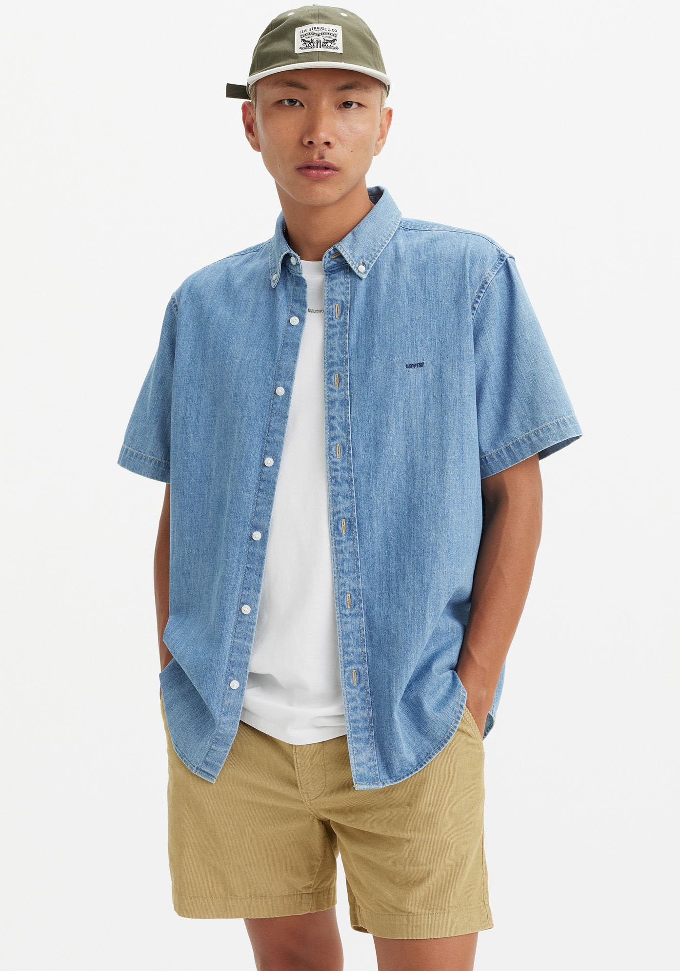 Levi's® Jeanshemd »SS AUTHENTIC BUTTON DOWN«