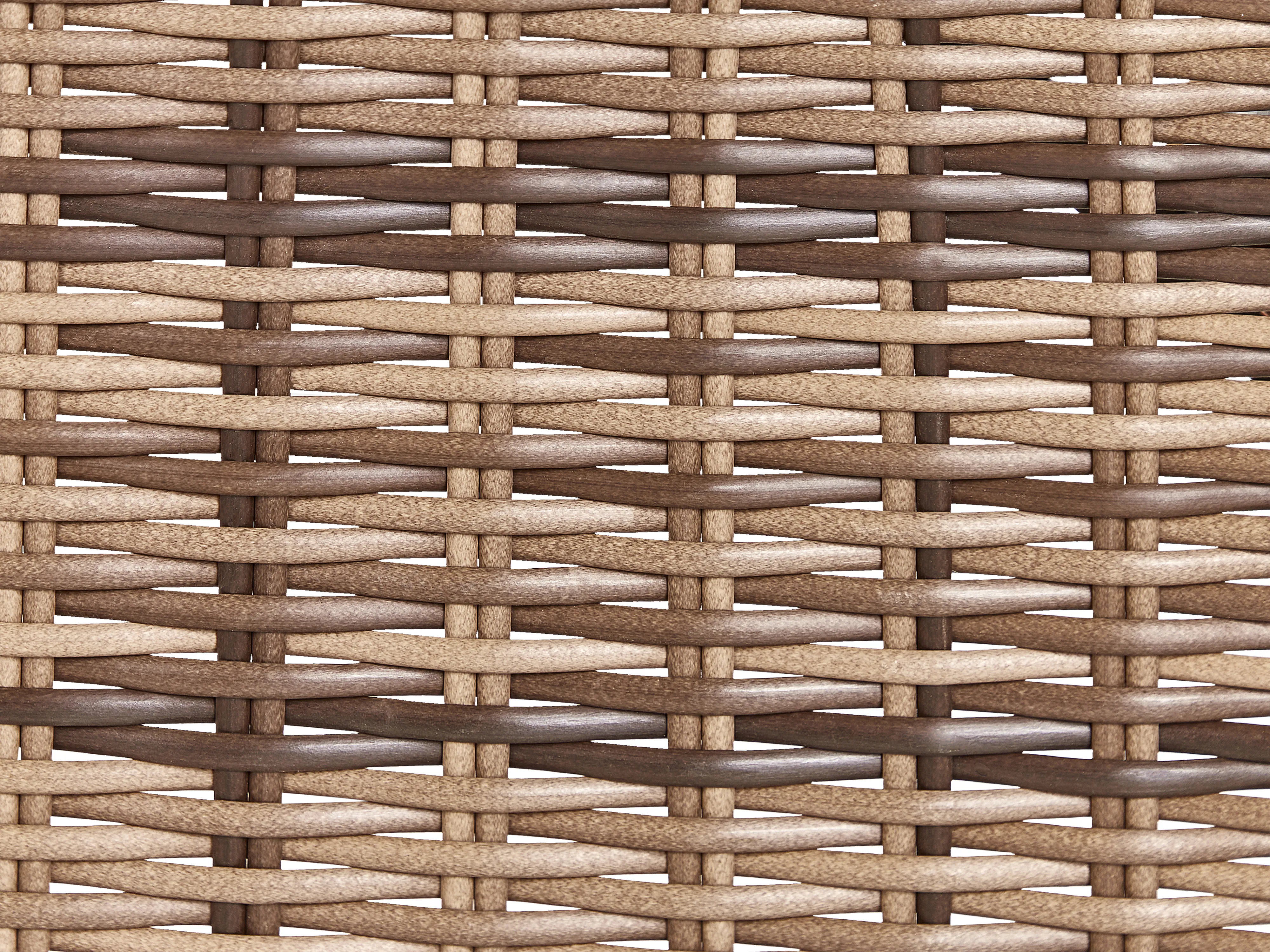 Loungeset met tafel 4-zits VITTORIA PE rotan Olijfgroen