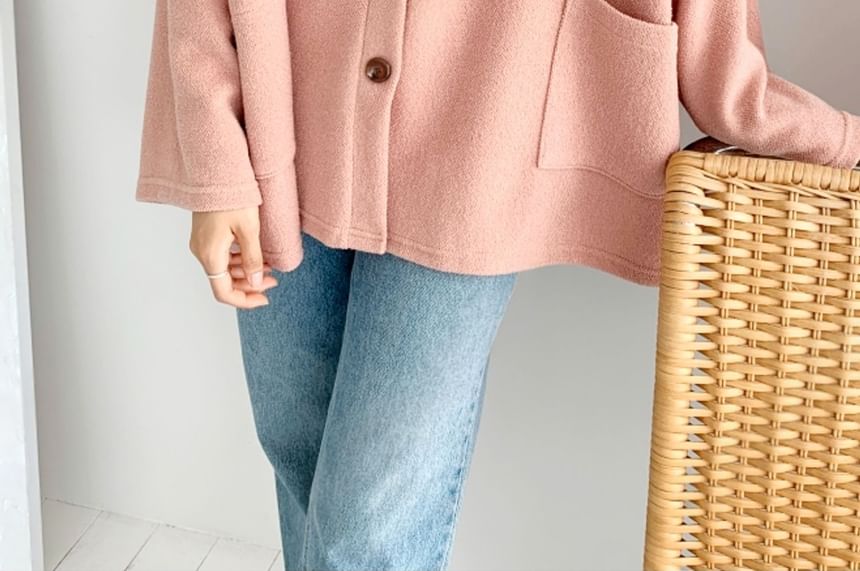Chubby Girl - V-hals effen losvallend vest