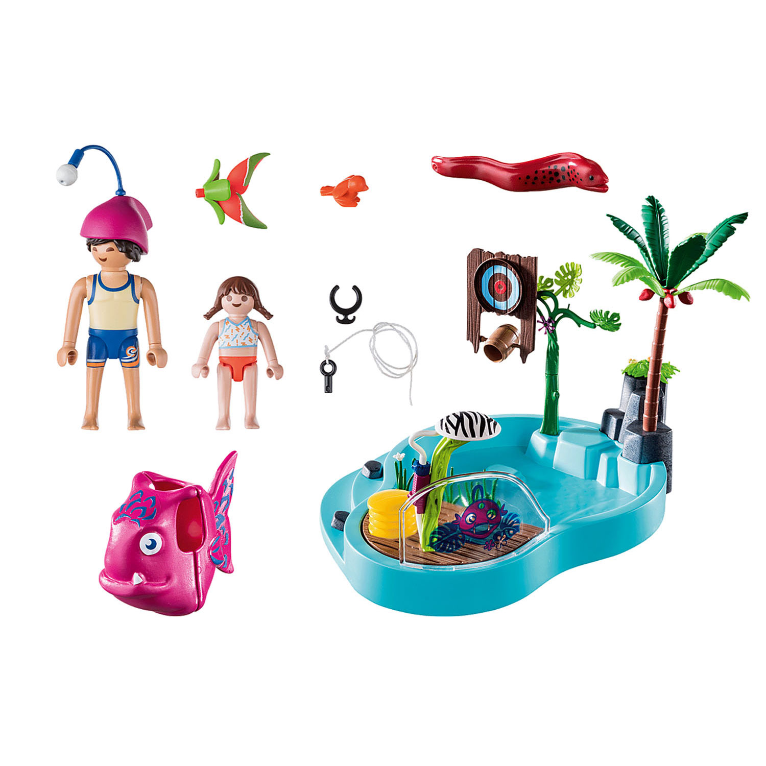 Playmobil Family Fun Zwembad met Watersplash - 70610