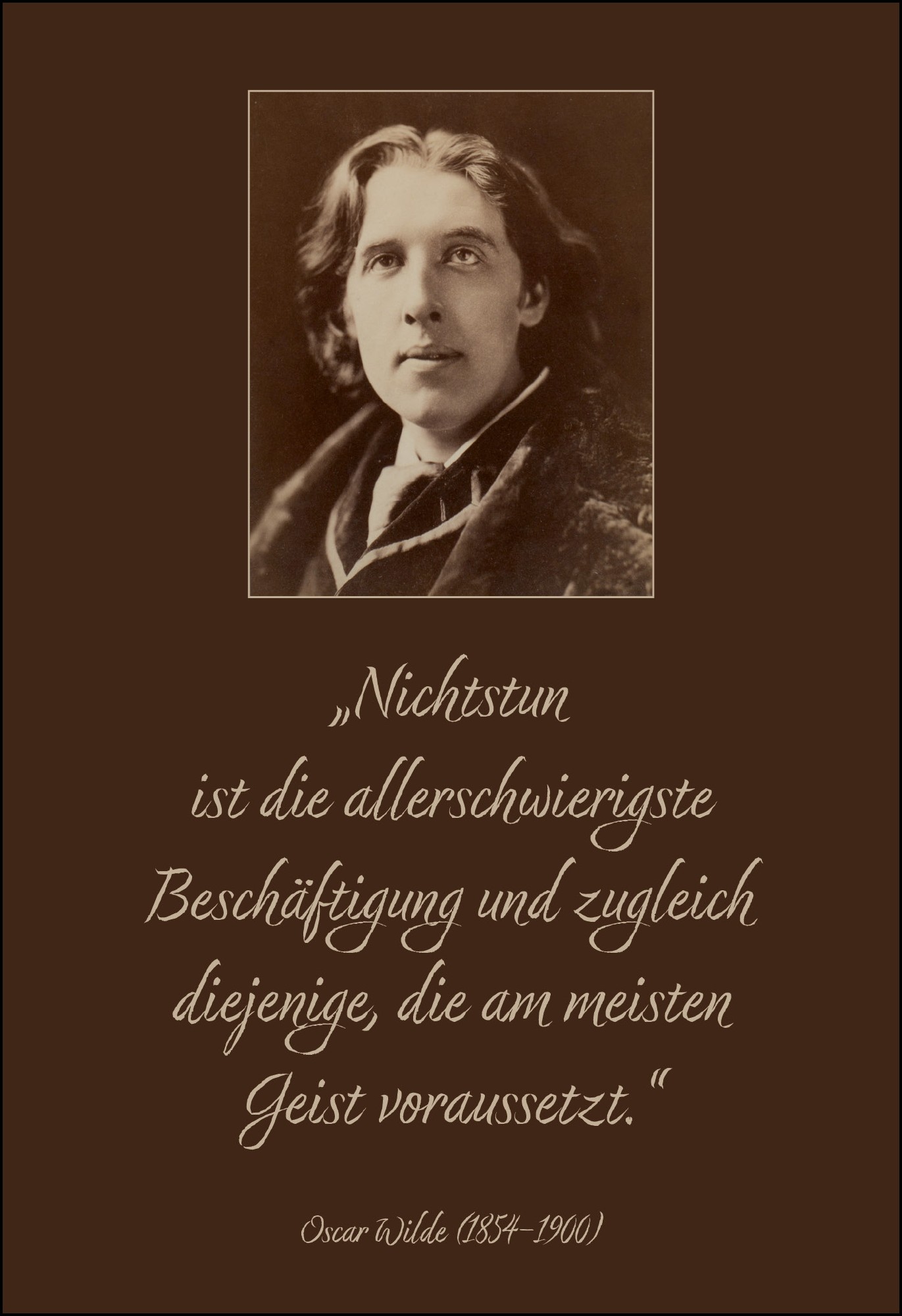 Postkarte 'Nichtstun' günstig bestellen