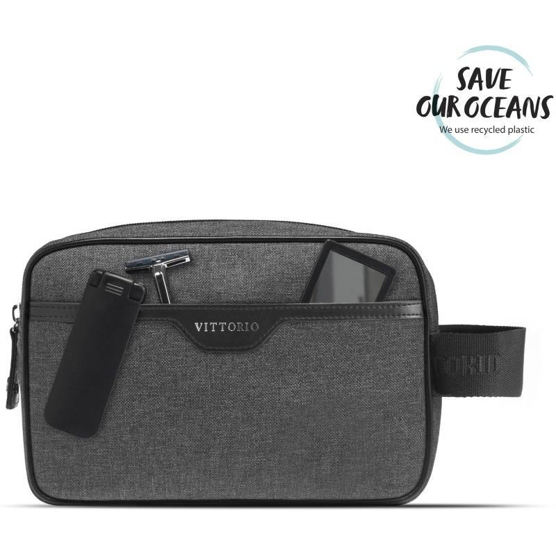 Gillian Jones Vittorio Classic Bag Men - Grey 10405-03