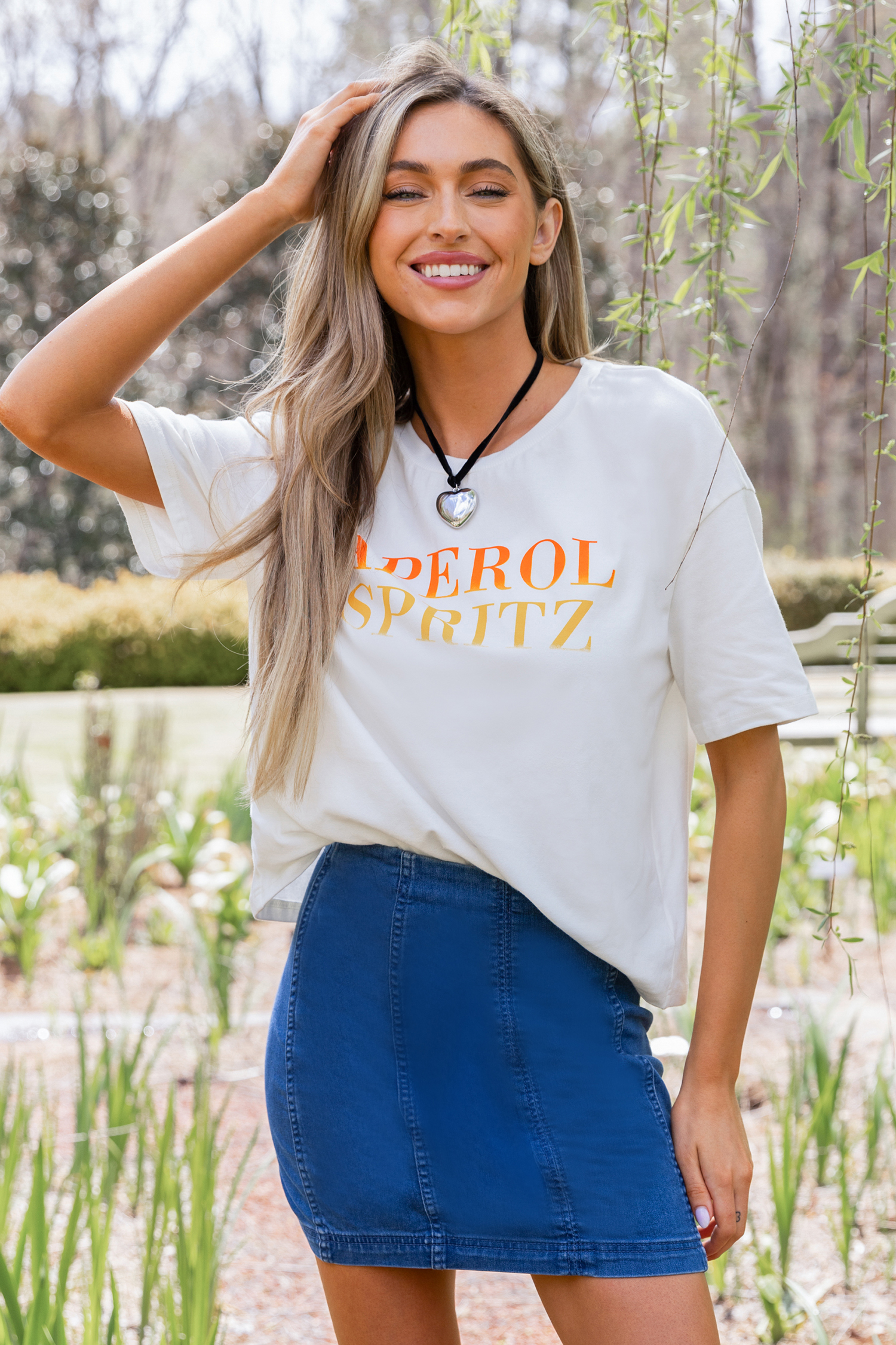 T-shirt à manches courtes imprimé Aperol Spritz