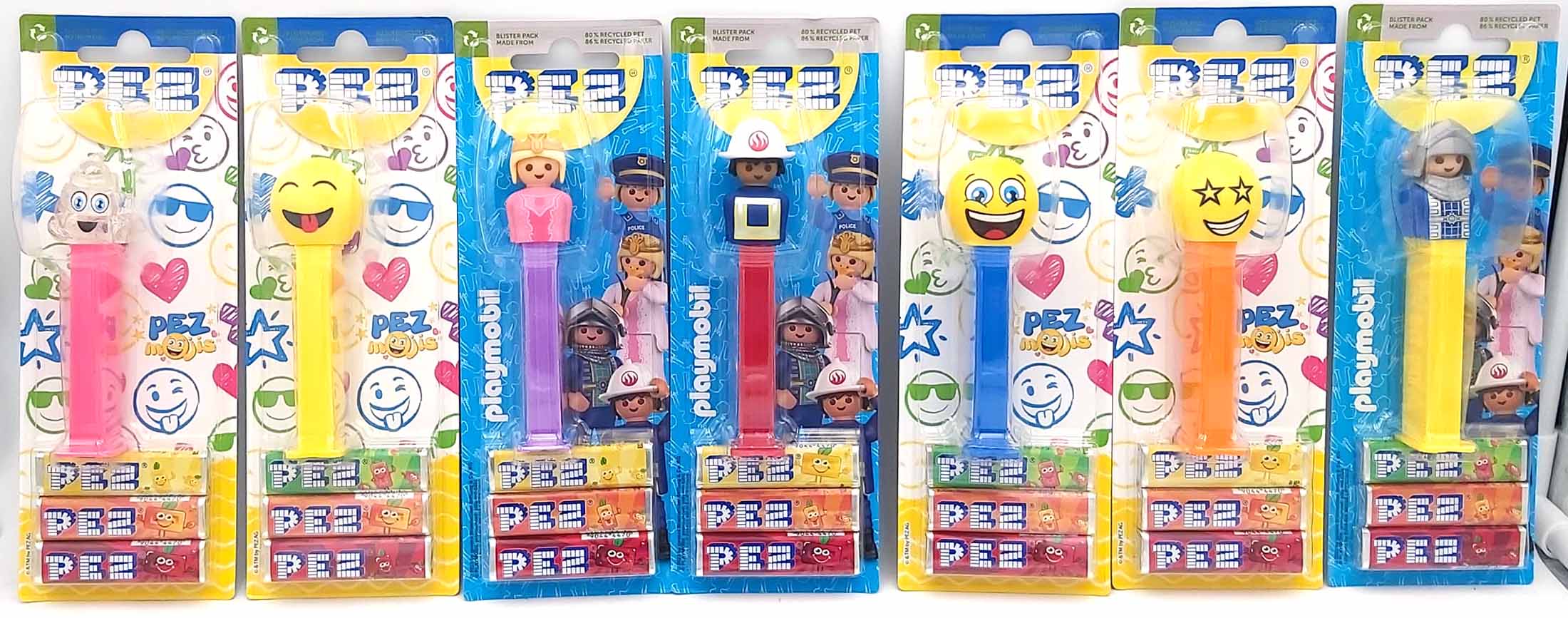 PEZ Spender versch.Sorten + Bonbons 3x8,5g =25,5g MHD:31.5.25